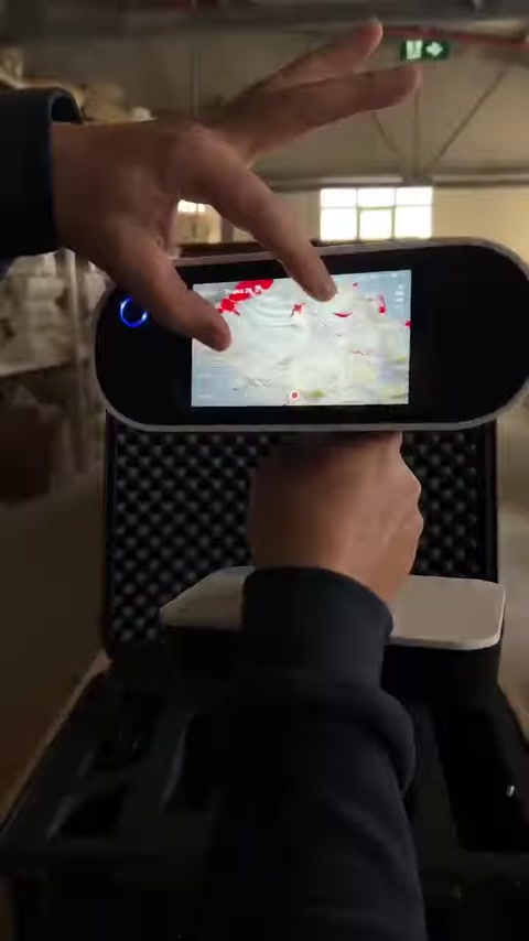 Scanner display shows captured data from a decorative component