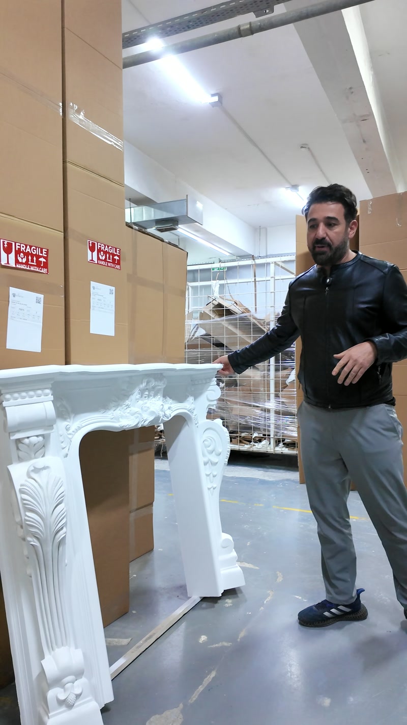 Dekoratif Şömine Çerçevelerinde Son Kontrol ve Paketleme