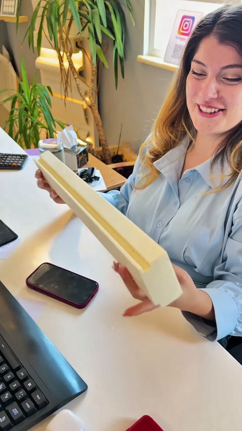 Two long profile sections compared diagonally side by side