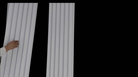 Thickness and edge profile visible as the panel leans against the wall