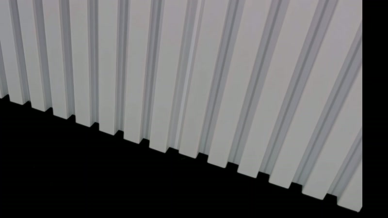 Paintable Polyurethane Decorative Slat Panel Models