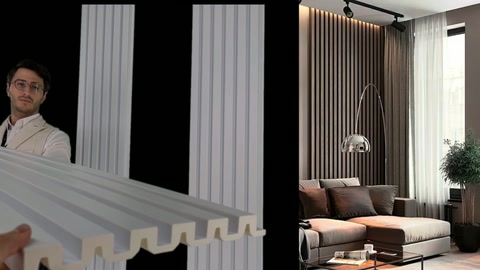 Cross-section sample is held horizontally in front of vertical panel options.
