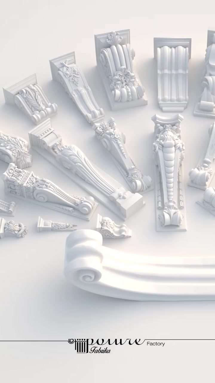 Polure Polyurethane Bracket Models: Aesthetic and Durable Decorative Designs
