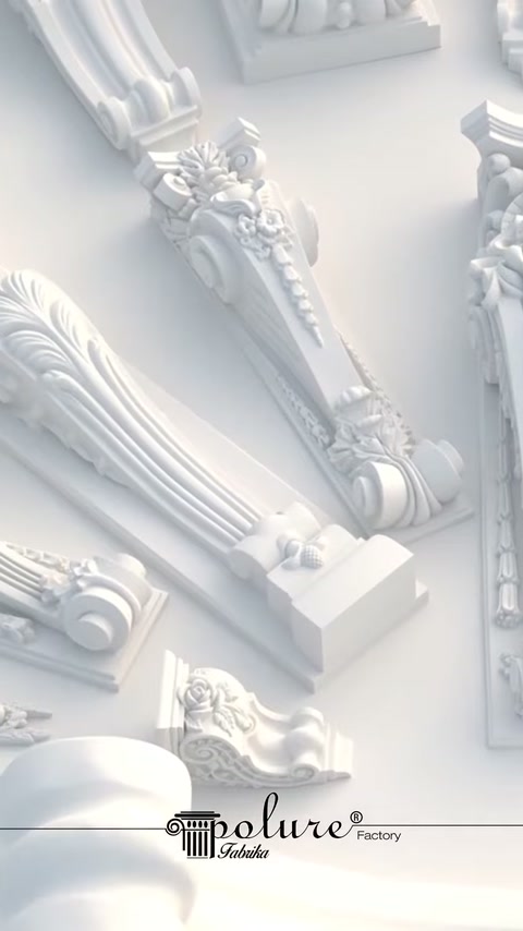Balaustre decorate con motivi di acanto sono visibili tra i profili curvi