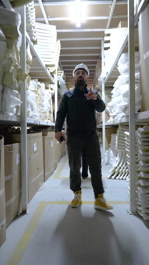 Nel corridoio di produzione viene spiegata l'idoneità dei prodotti al loro uso previsto