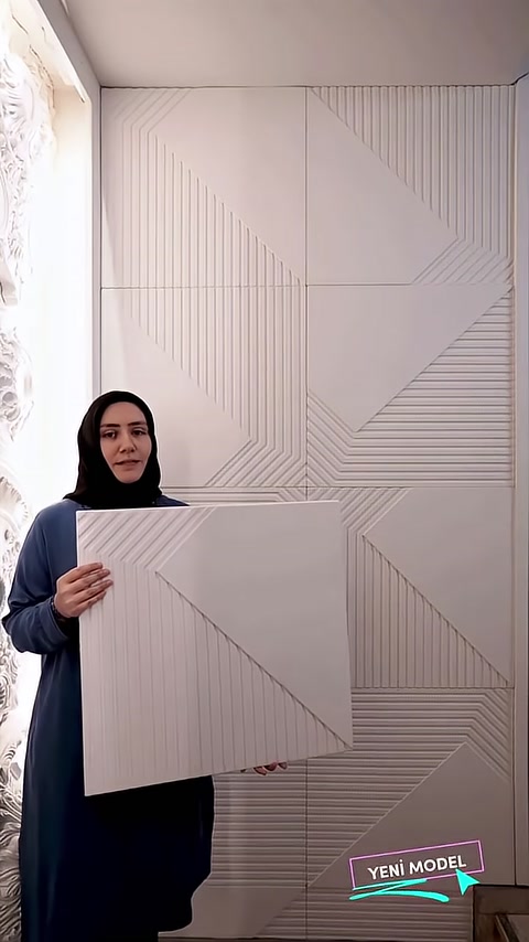 Polure Poliüretan 3D Desenli Paneller ile Dekoratif Duvar Çözümleri