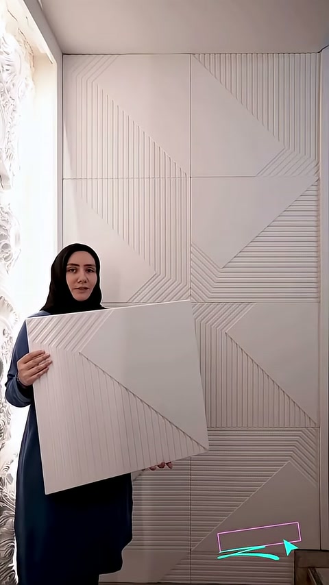 Polure Poliüretan 3D Desenli Paneller ile Dekoratif Duvar Çözümleri