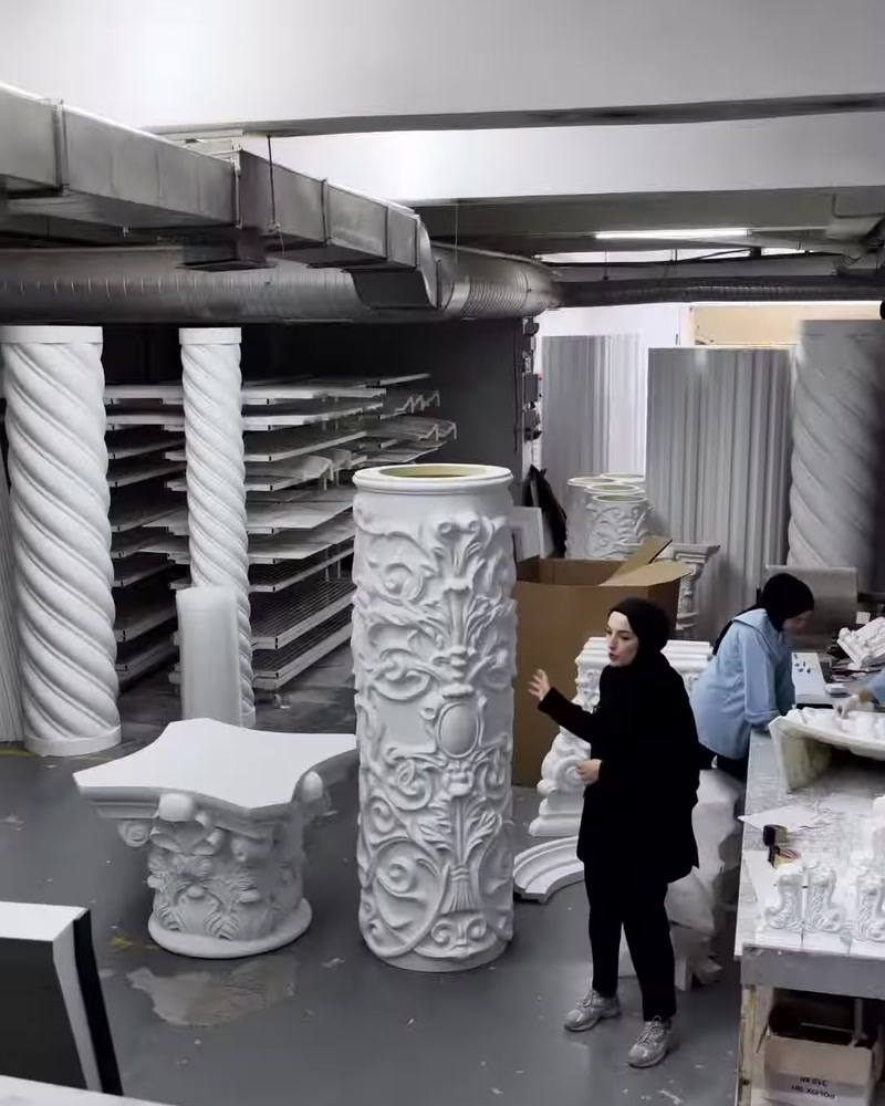 Polyurethane Column Capitals, Bases, and Fluted & Twisted Column Models