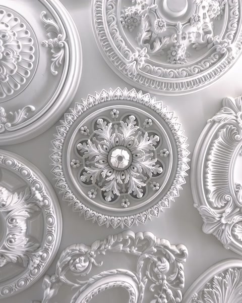 Polyurethane Ceiling Medallions & Domes - 25 Models for Luxury Interiors