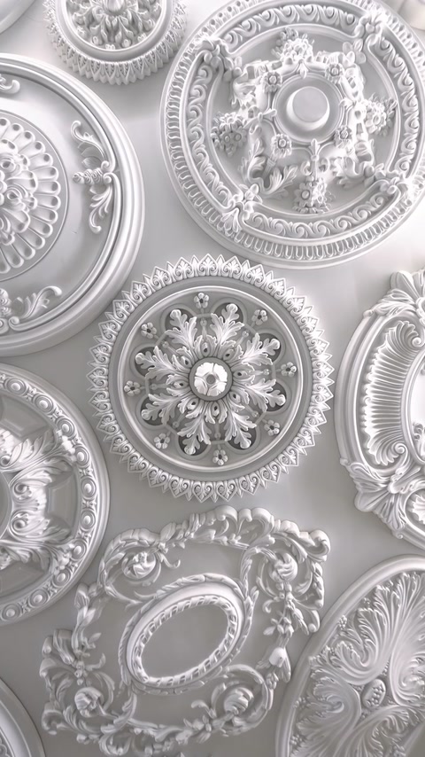 Polyurethane Ceiling Medallions & Domes - 25 Models for Luxury Interiors