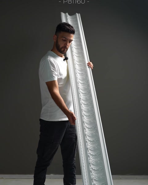 Small-dot fine cornice model held