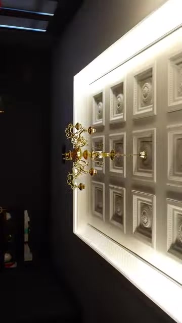 Design del Soffitto Moderno e Classico con Cupola Decorativa in Poliuretano
