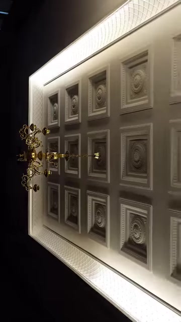 Design del Soffitto Moderno e Classico con Cupola Decorativa in Poliuretano