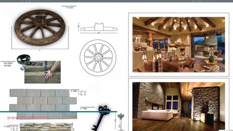 Schermo di presentazione digitale con applicazioni di travi per soffitto