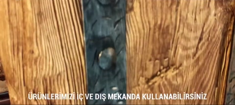 Natural wood texture on the beam surface shown in close-up