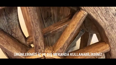 Joint details and aged surfaces of rustic rafters