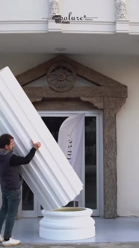 Capitelli e modelli di colonne in poliuretano leggeri e resistenti