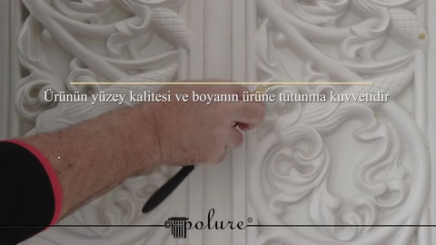 Rivestimento separatore poliuretano decorazione polistirolo vernice qualità — 0:26