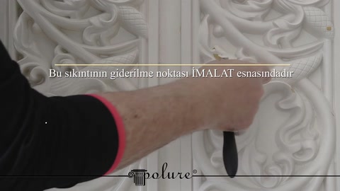 Rivestimento separatore poliuretano decorazione polistirolo vernice qualità — 0:31