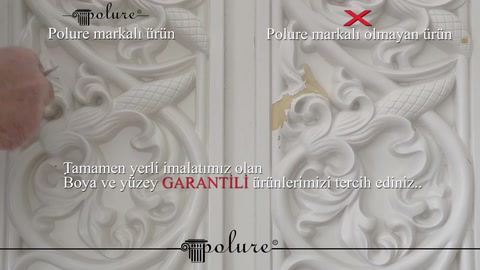 Rivestimento separatore poliuretano decorazione polistirolo vernice qualità — 0:51