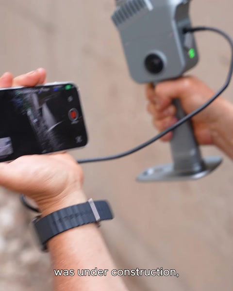 Misurazione della nuvola di punti eseguita con un dispositivo scanner portatile