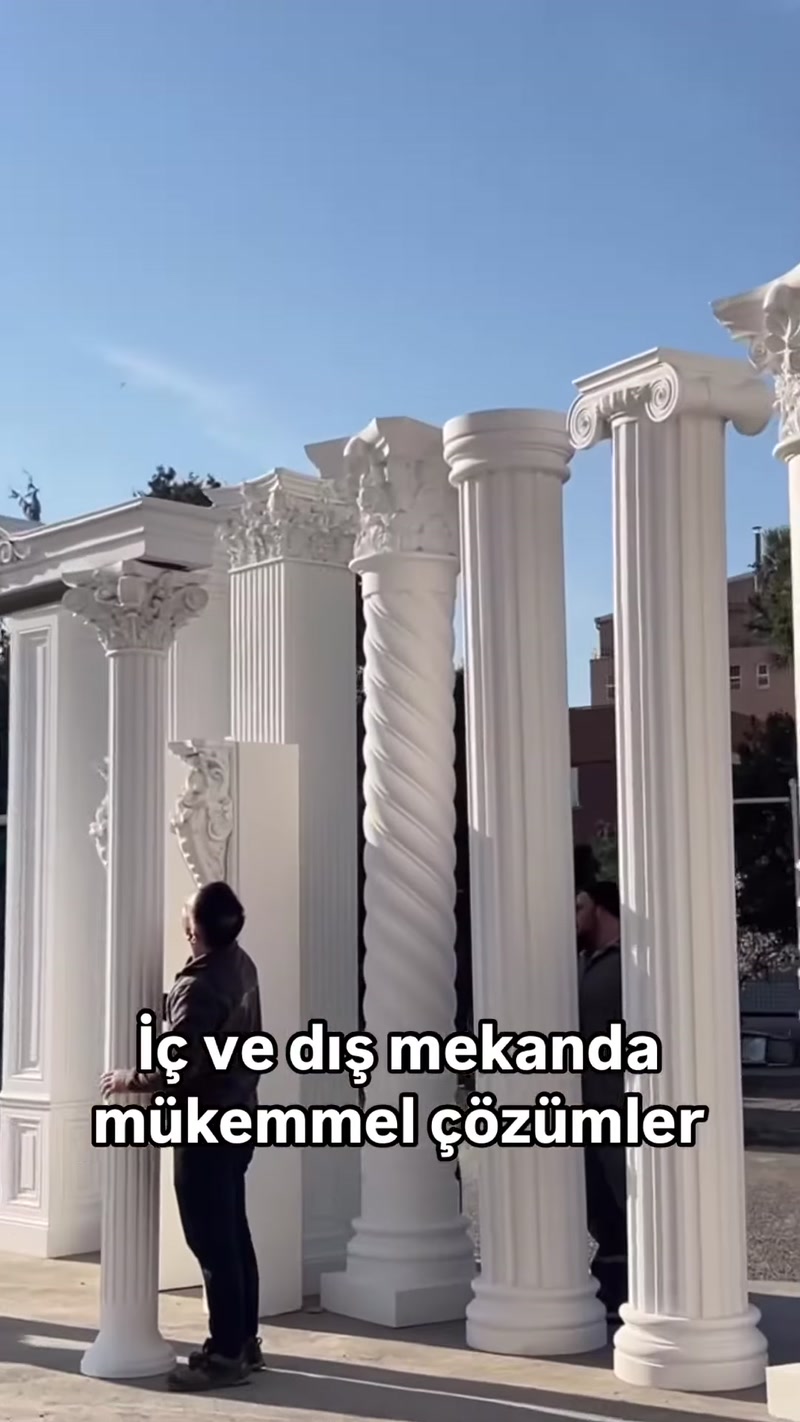Modelli decorativi in poliuretano per finestre, porte e colonne