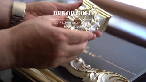 Vernice per esterni giallo oro a base solvente Dekorgold – Best Elite Exterior Gold Paint — 0:05