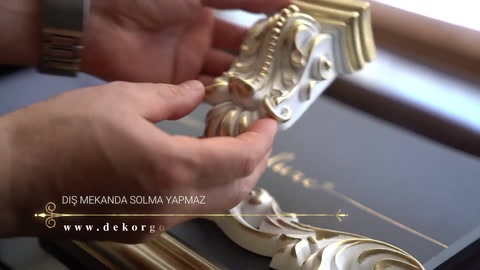 Vernice per esterni giallo oro a base solvente Dekorgold – Best Elite Exterior Gold Paint — 0:08