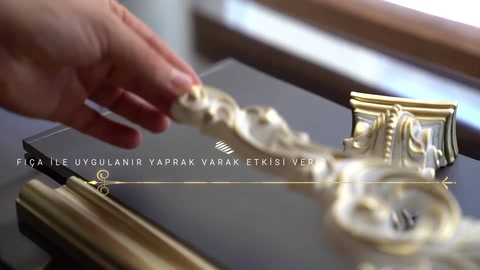 Vernice per esterni giallo oro a base solvente Dekorgold – Best Elite Exterior Gold Paint — 0:18