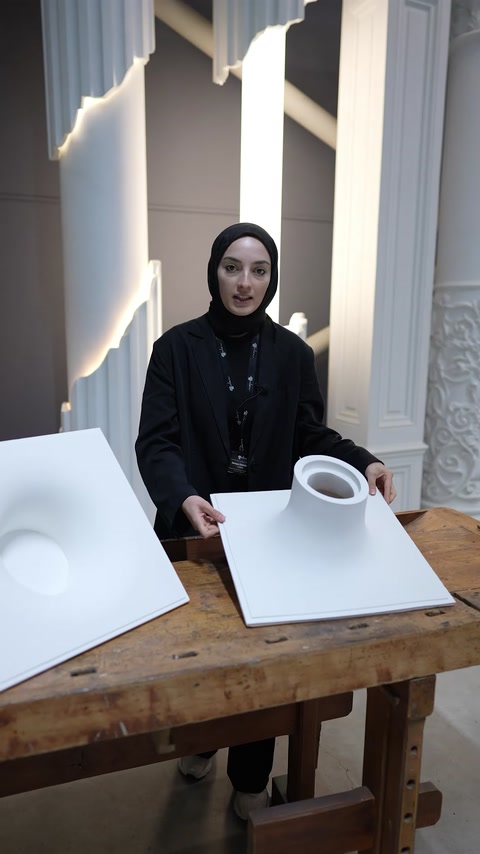 Specialist presents white polyurethane profiles and corner components