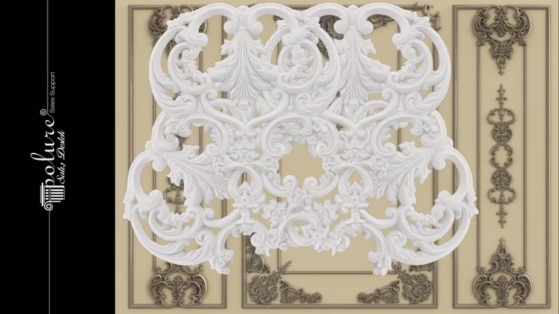 Prodotti Polure in poliuretano per la decorazione d’interni e design architettonico
