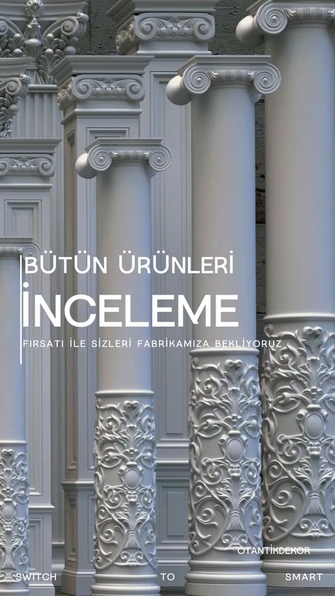 Modelli, Produzione e Applicazioni Decorative di Colonne in Poliuretano
