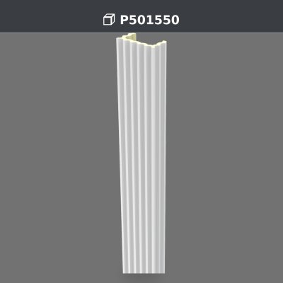 8x15x240 cm Poliüretan dekorasyon ürünü Yivli Pilaster Sütun