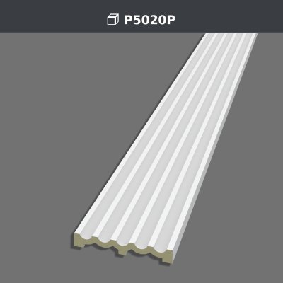 Poliüretan Yivli Pilaster Sütun Duvar Süsleme Modeli