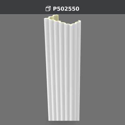 Poliüretan dekorasyon ürünü 13x25x240 cm Yivli Pilaster Sütun