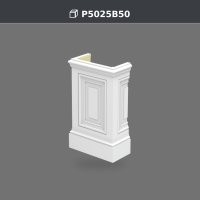 14x28x46 cm Pilaster Alt Kaide Poliüretan dekorasyon ürünü