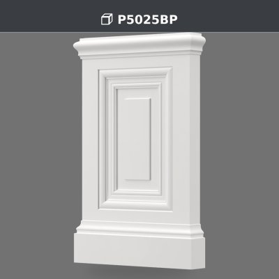 Dekoratif Poliüretan Pilaster Sütun Alt Kaidesi Tasarımı
