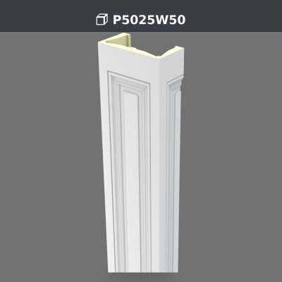 13x25x240 cm Poliüretan dekorasyon ürünü Pilaster Sütun