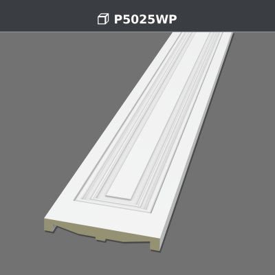 Dekoratif Poliüretan Pilaster Sütun Düz Panel Modeli