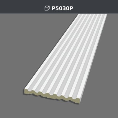 Poliüretan Yivli Pilaster Sütun Modeli P5030P