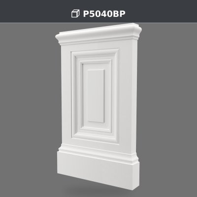 Polyurethane Pilaster Column Base Plinth and Pedestal Decor