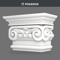 Poliüretan Pilaster Sütun İyonik Başlığı 30x60x41 cm – P5040I50