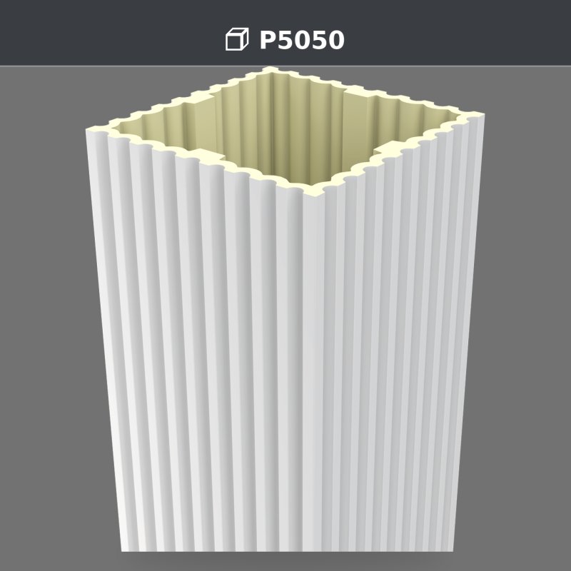 Polure Poliüretan Yivli Pilaster Sütun Modelleri | Polure