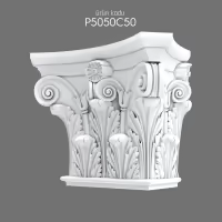 Klasik Tasarım Poliüretan Pilaster Sütun Başlığı Modelleri