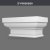 P5050D50 34x69x32 cm Polyurethane Pilaster Capital Decoration, product view