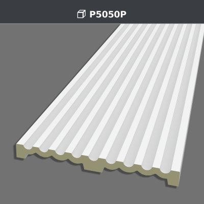 Poliüretan Yivli Pilaster Sütun Modeli P5050P