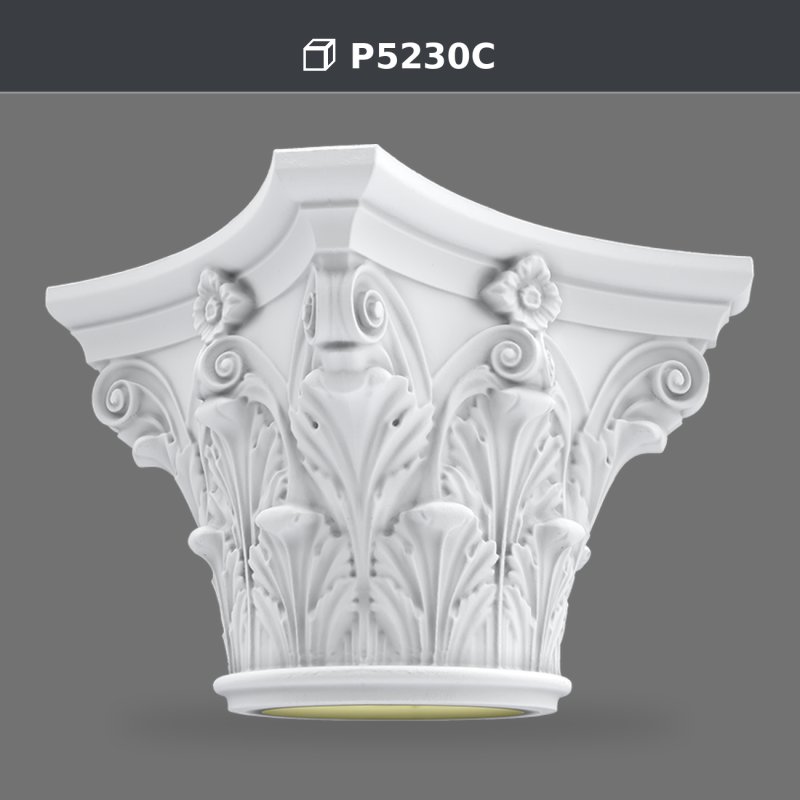 Polure Poliüretan Sütun Başlığı P5230C | Polure