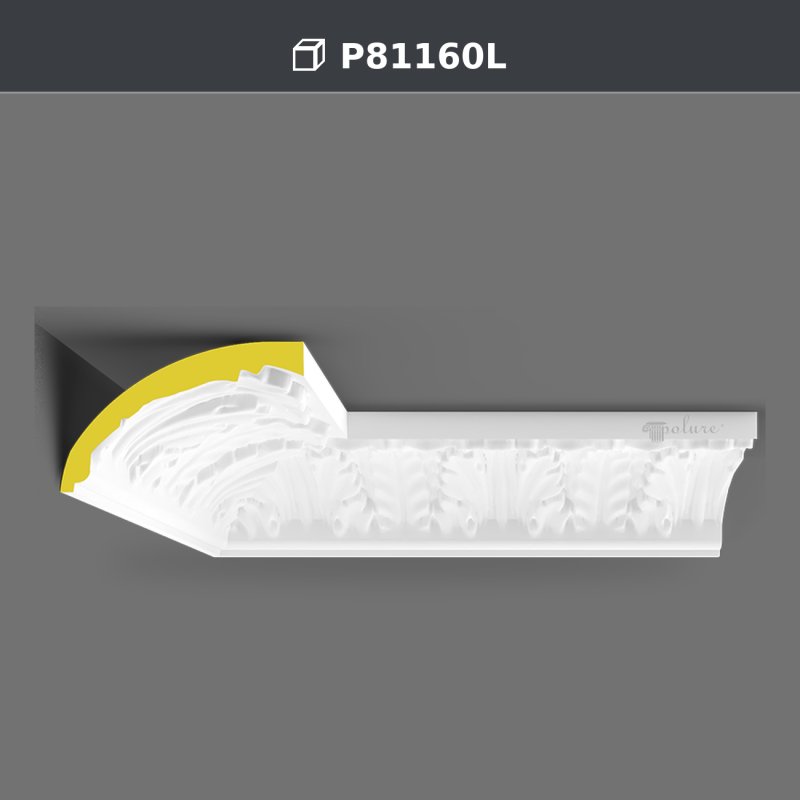 Polure Klasik Desenli Poliüretan Kartonpiyer P81160L | Polure