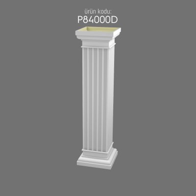 P84000D Pilaster Kısa Roma Sütun