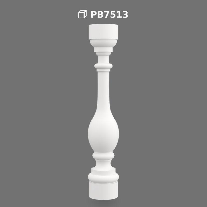 baluster様 リクエスト 5点 まとめ商品 Polyurethane Balustrade Baluster Spindle PB7513 | Polure